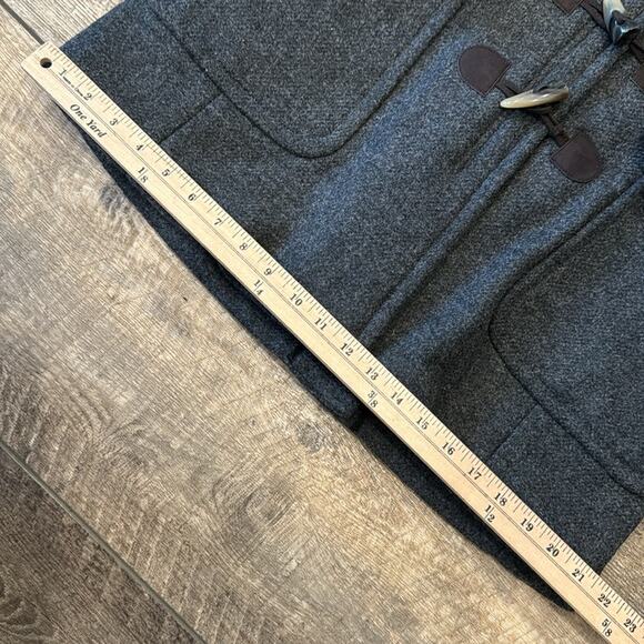 Banana Republic Women's Wool Toggle Coat Dark Gray Size M - Picture 6 of 10